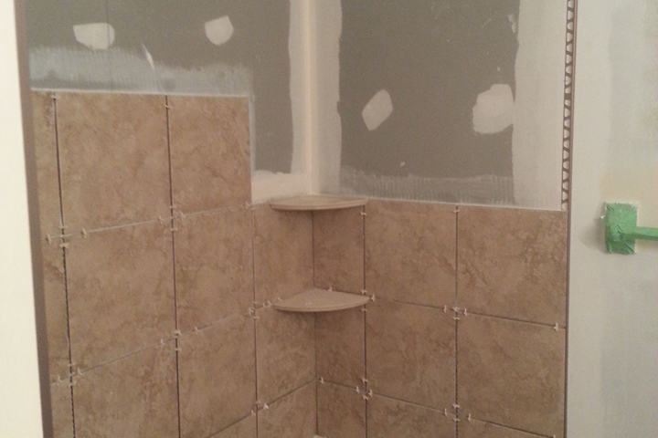 Tiling: Denshield on back